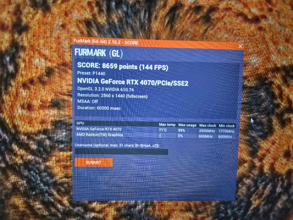 MSI VENTUS 2X RTX 4070 - 7
