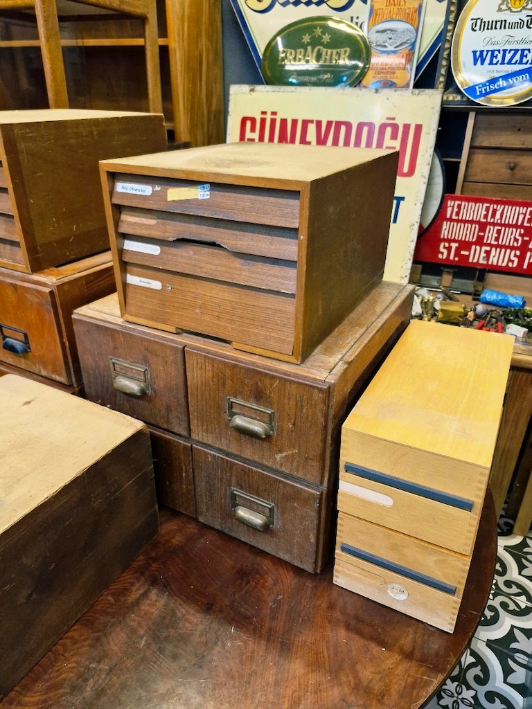 antika vintage çekmeceli dolaplar. - 7