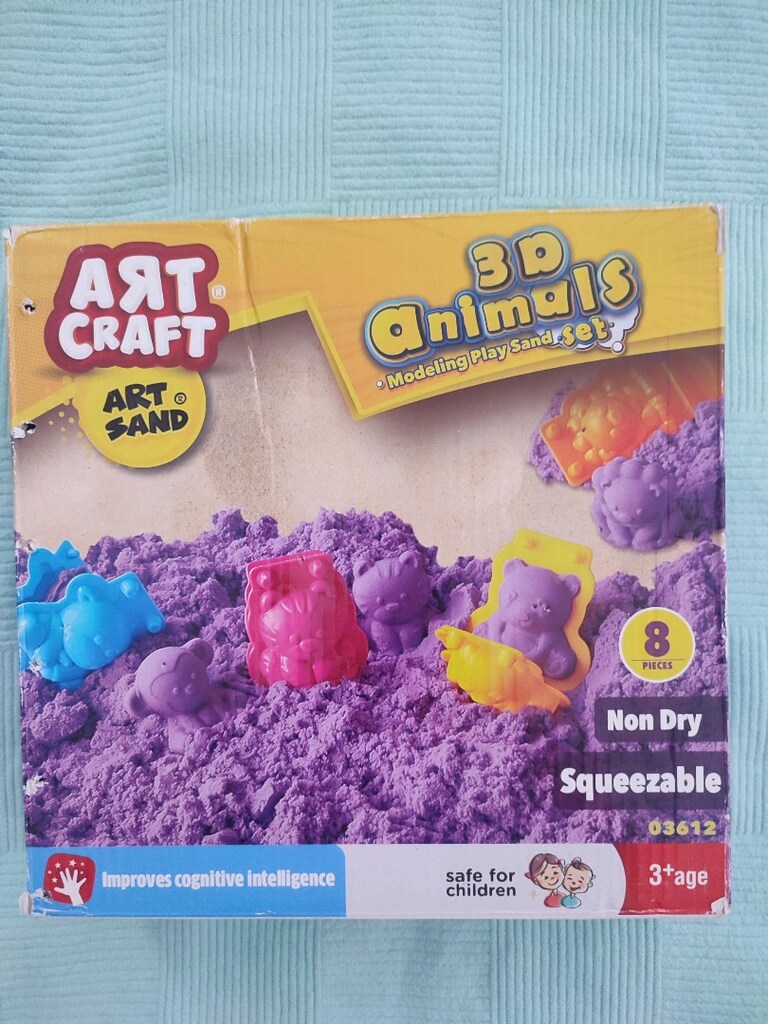 Art Craft Kinetik Kum ve 3D Hayvanlar Seti - 2