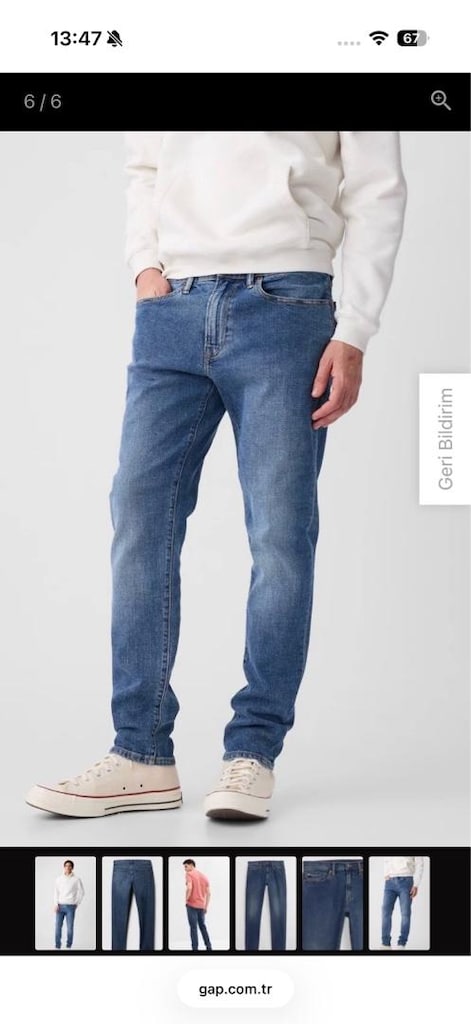 erkek jean pantolon - 2