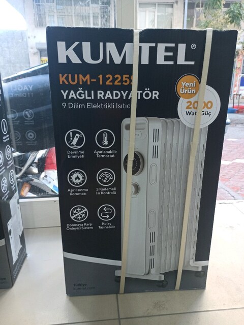 KUMTEL 2000 WATT 9 DİLİMLİ YAĞLI RADYATÖR ISITICI