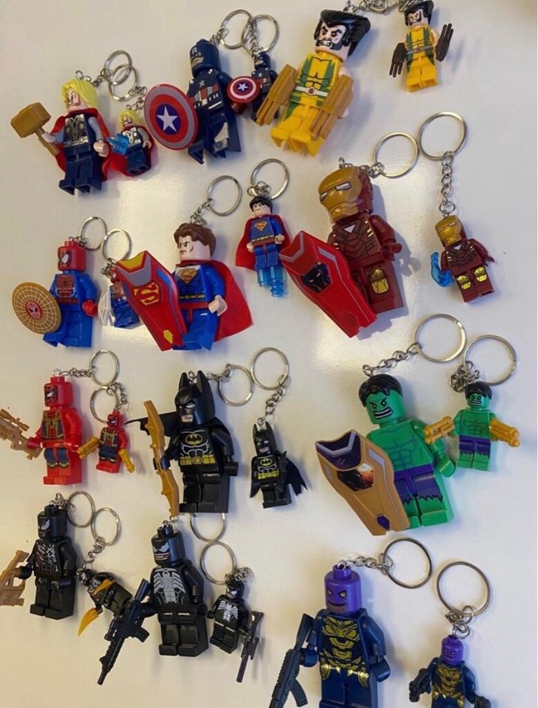 Lego Dev Marvel Figür Anahtarlıkları - 19