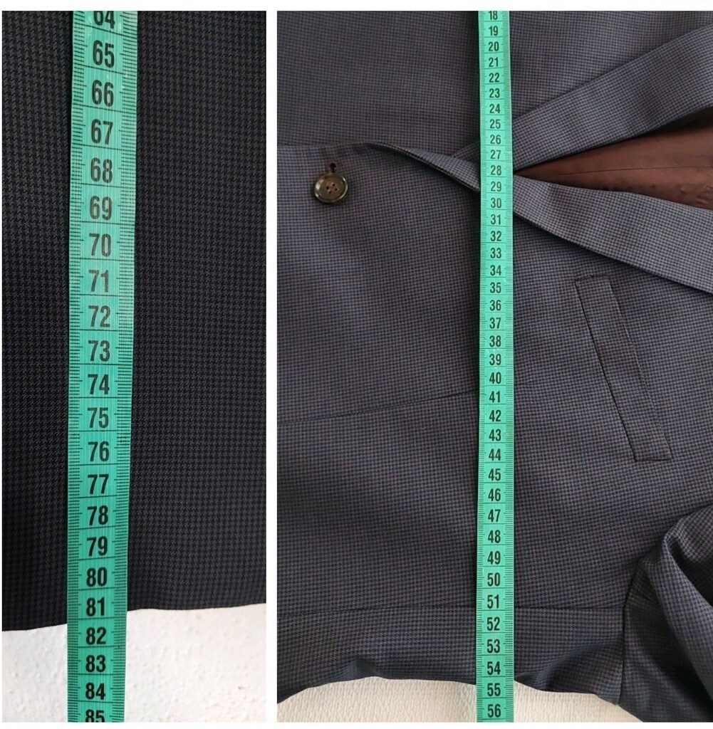 FABRİKA houndstooth desen takım elbise 56/6 drop - 9