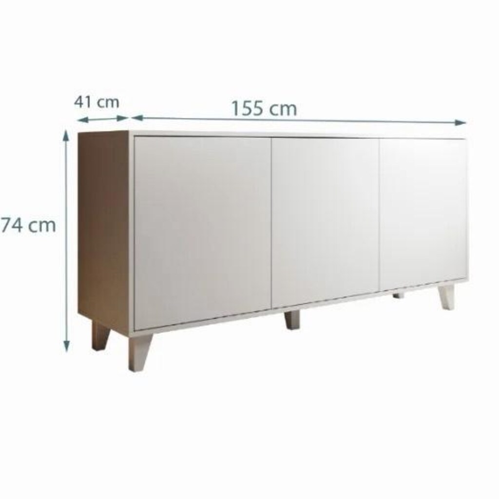 Modern Dakar Büfe Dolap Oturma Odası Yemek Odası - 3