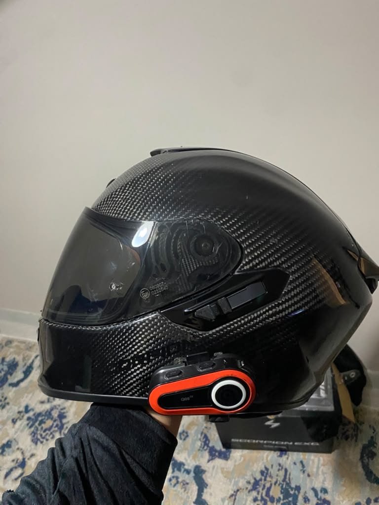 Scorpion EXO 1400 Evo II Air Carbon Kapalı Motosiklet Kaskı Siyah L - 10