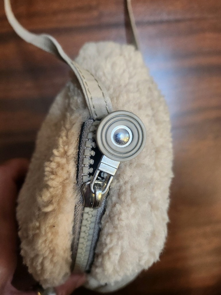 BEJ PELUŞ ÇAPRAZ ÇANTA - 8