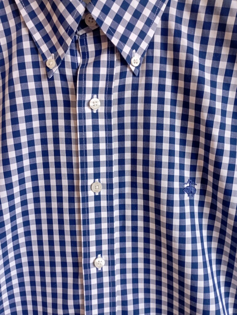 Brooks Brothers %100 American Supima Cotton Non-Iron Kareli Gömlek - 6