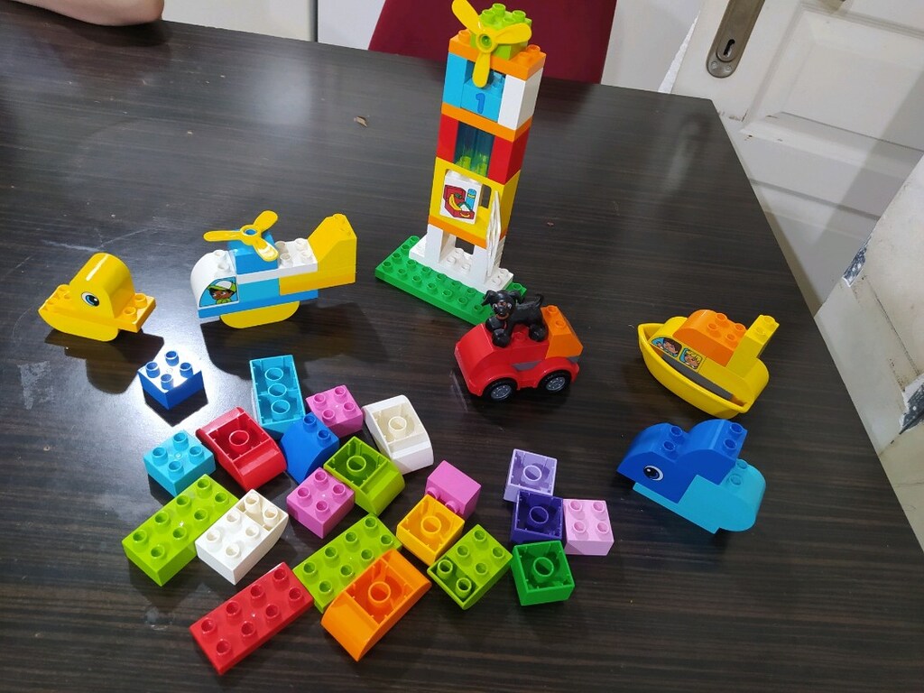 67 PARCA LEGO DUPLO ORJİNAL SET RESİMDE GORUNEN TUM PARCALAR DAHİLDİR - 8