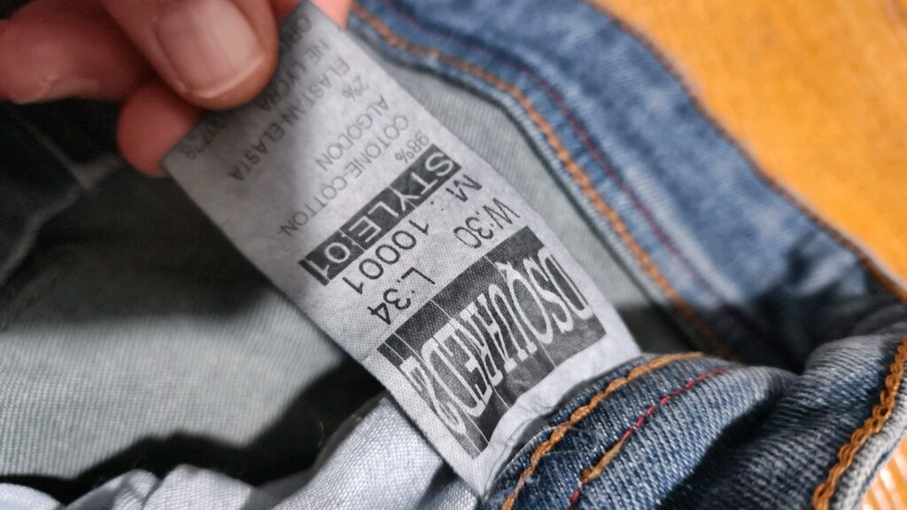 #Erkek jeans pantolon #Dsquared2 likralı.. - 6