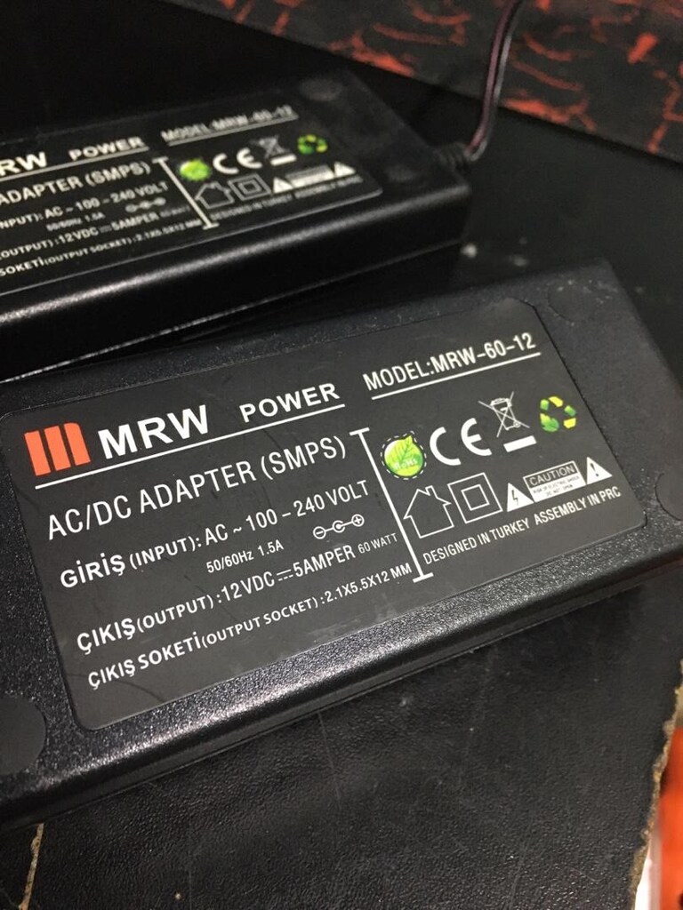 ümraniye teslim iki adet 12 volt 5 amper adaptör - 3
