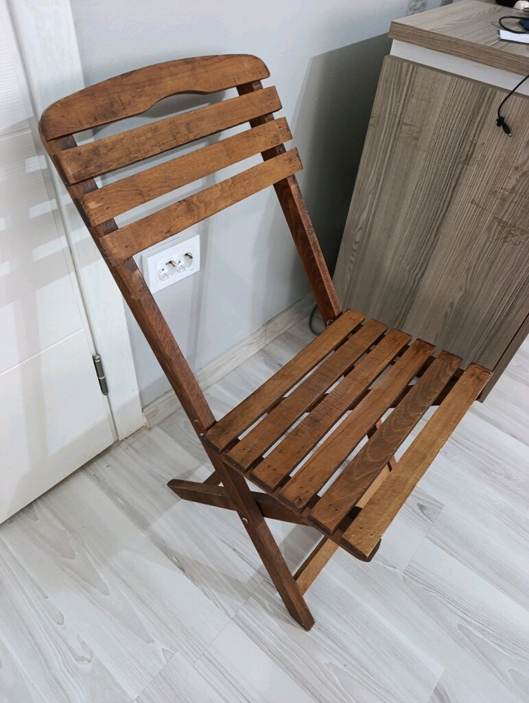 Ahşap katlanır sandalye - 5