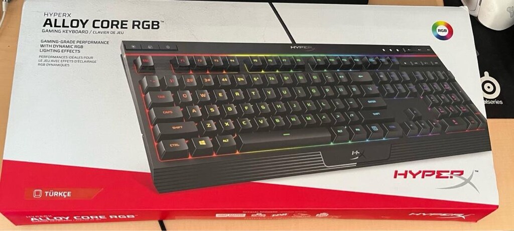 HyperX Alloy Core RGB Membran Oyun Klavyesi - 4