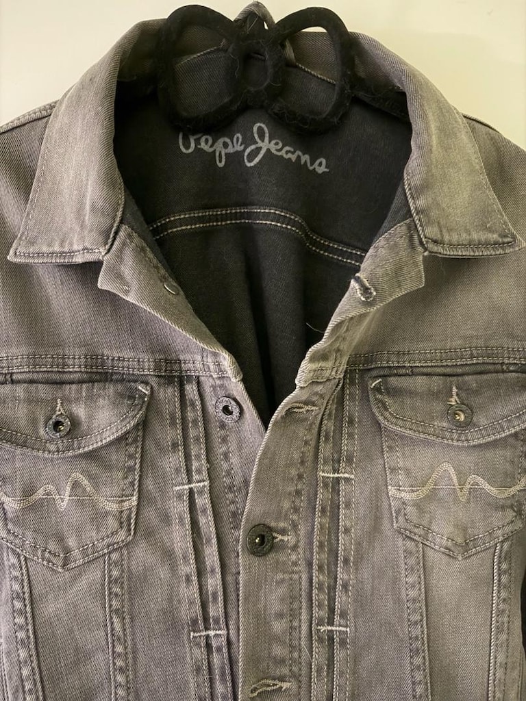 PEPE JEANS ANTRASİT RENK ORİJİNAL KOT CEKET - 2
