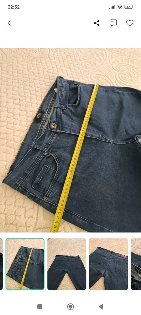38 büyük beden erkek kot pantolon - 2