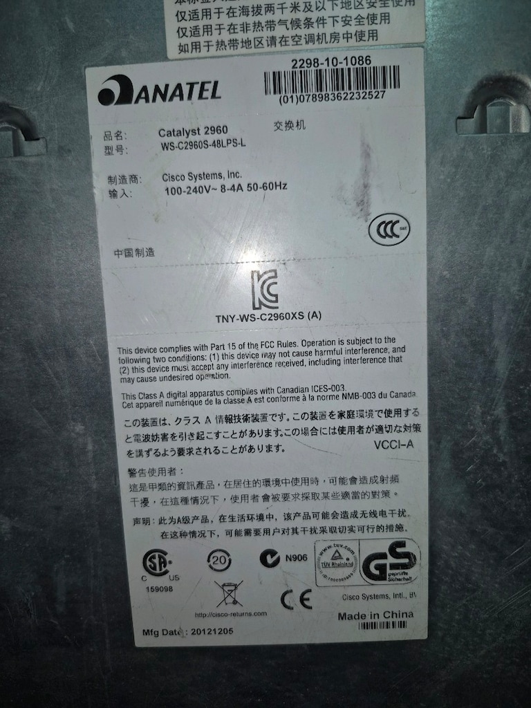 Cisco Catalyst 2960-S 48 port yönetilebilir - 2