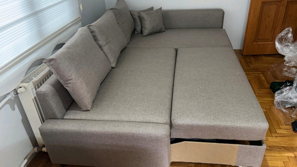 IKEA FRIHETEN SANDIKLI YATAKLI KÖŞE KOLTUK - 3