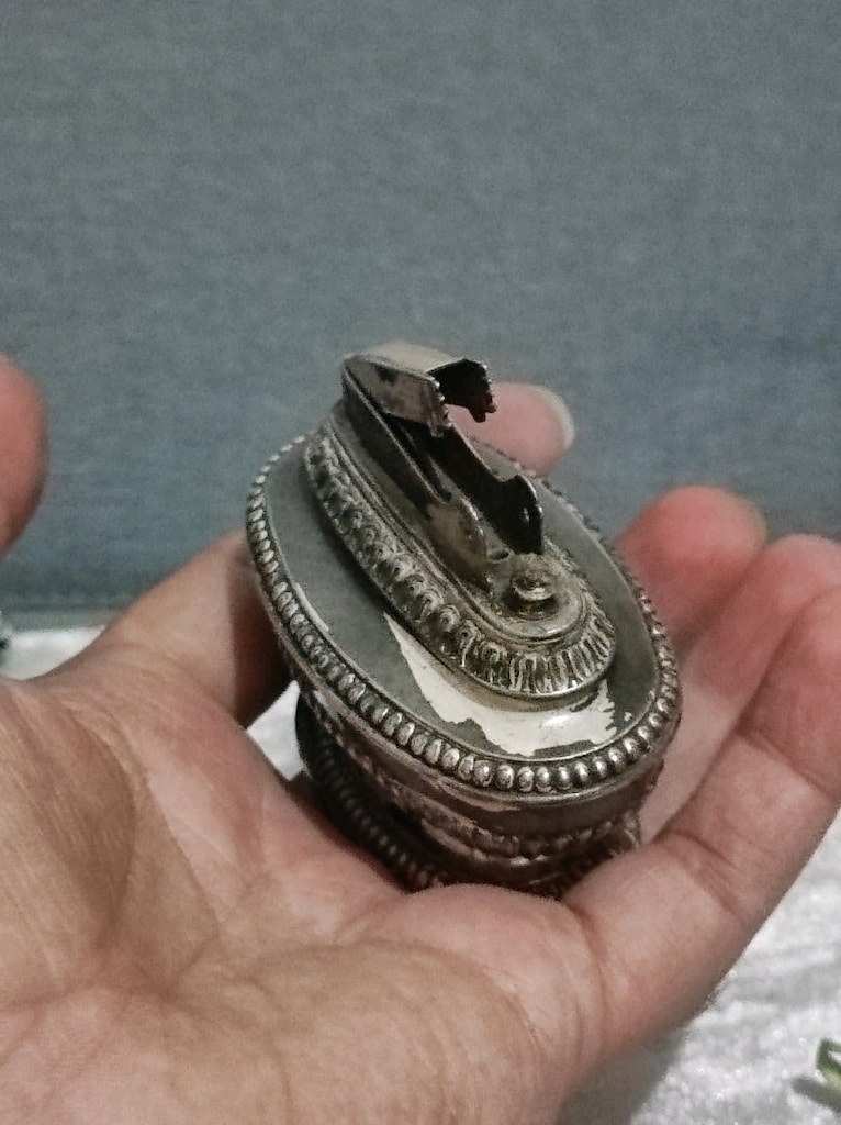 Ronson Queen Anne ANTİKA Masa Çakmağı - 9