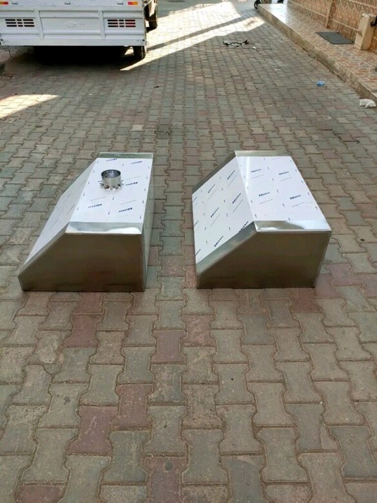 Krom davlumbaz paslanmaz çelik havalandırma davlumbaz aspiratör - 7
