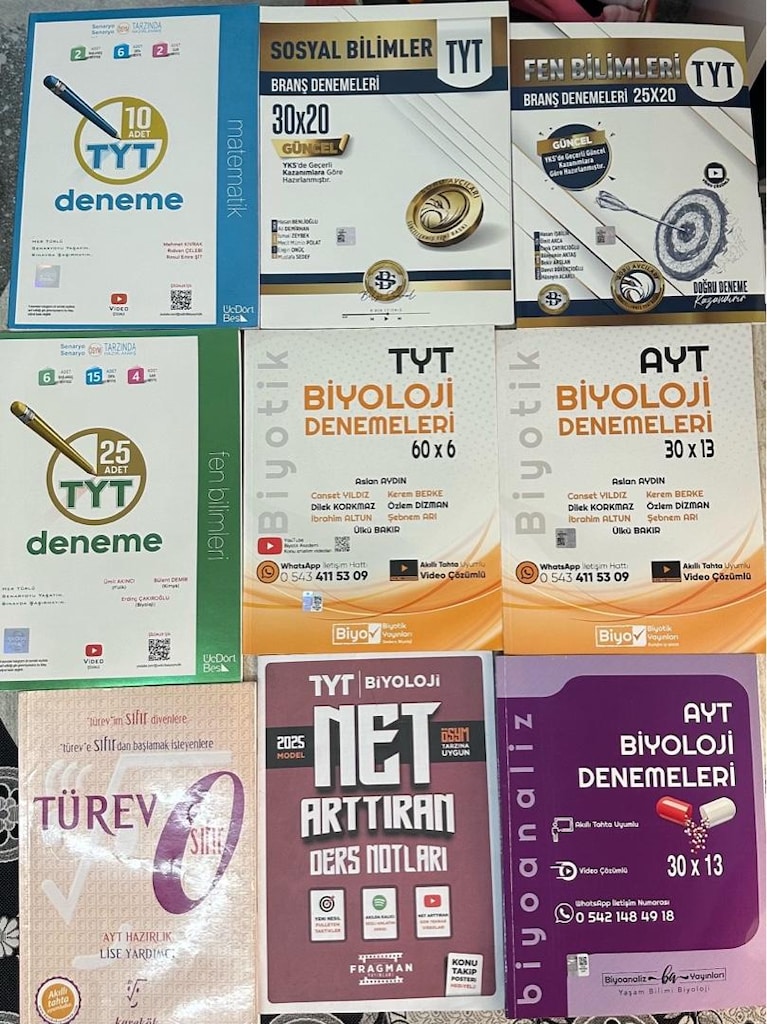 YKS TEST KİTAPLARI - 6