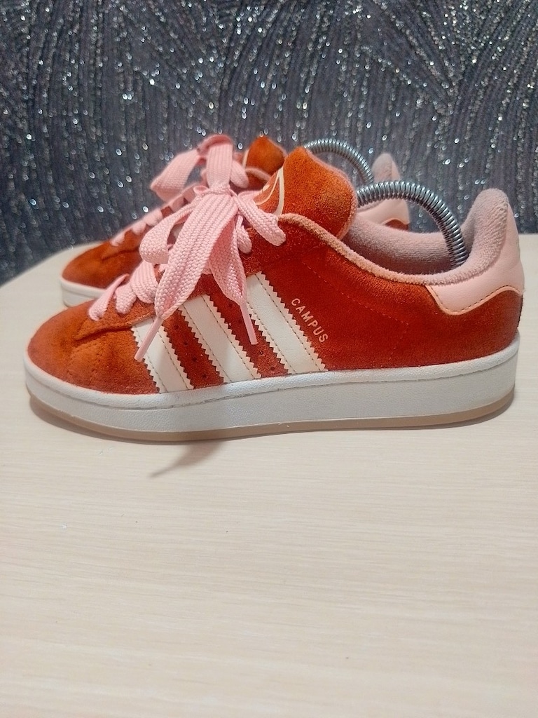 Adidas Campus Turuncu süet Sneaker - 2