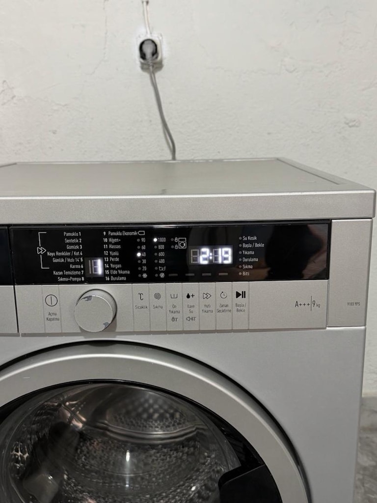 Arçelik 9 kg 1200 devir çamaşır makinası yeni - 3