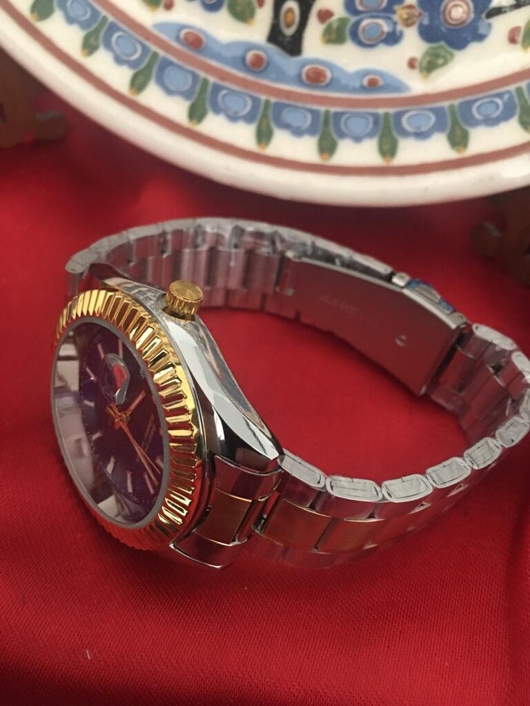 Rolex Oyster Perpetual Day-Date: Mavi Kadranlı Şıklık - 6