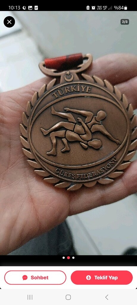 Madalya. Açıklama 2. resimde var. Adet fiyatıdır. - 3