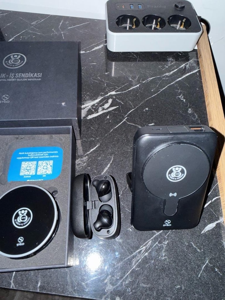 magsafe powerbank Bluetooth kulaklık ve manyetik telefon tutucu 3 set - 2