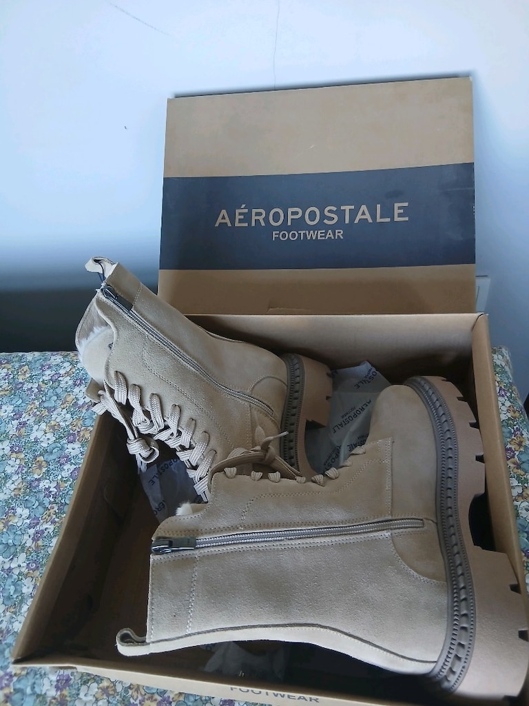 Aeropostale Deri Bej Kadın Bot Rippo 39 numara - 2
