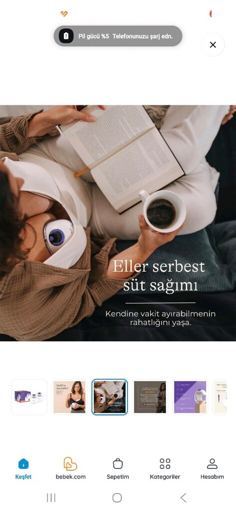LENSİNOH kablosuz süt sağma mak 2li kablo askı ve yedek göğüs uçlarıyl - 8