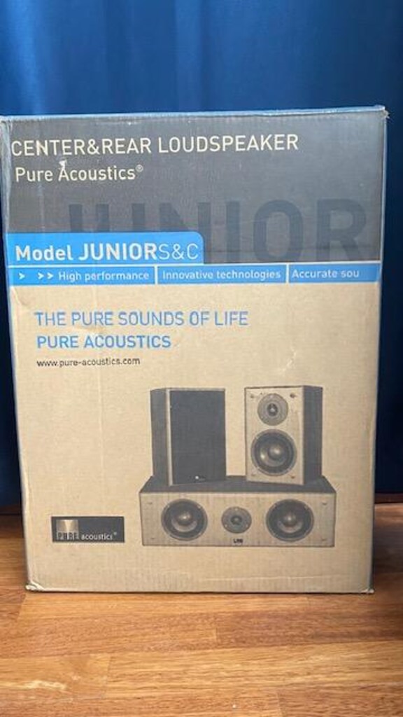 pure acoustics junior serisi 5,0 ev sinema hoparlör seti sıfır kutulu - 2