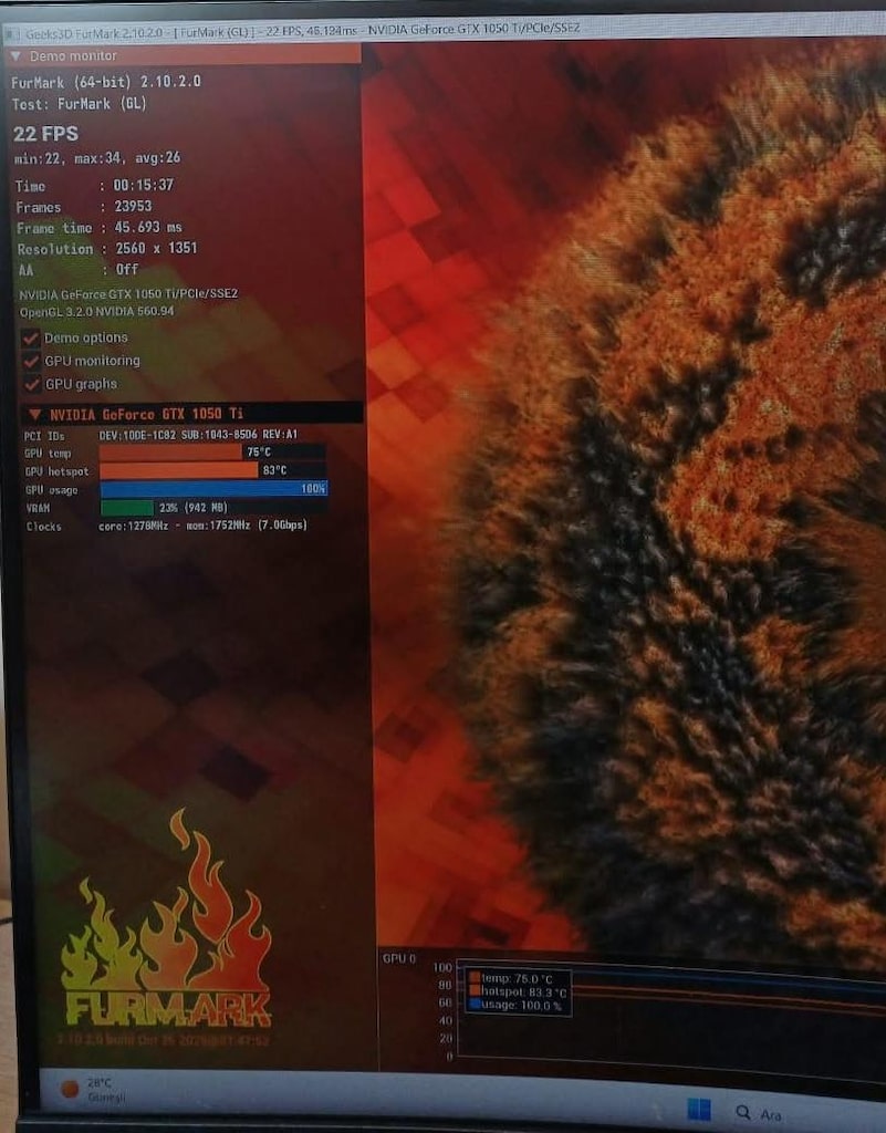 ASUS GTX 1050 Ti 4 GB GDDR5 - 7