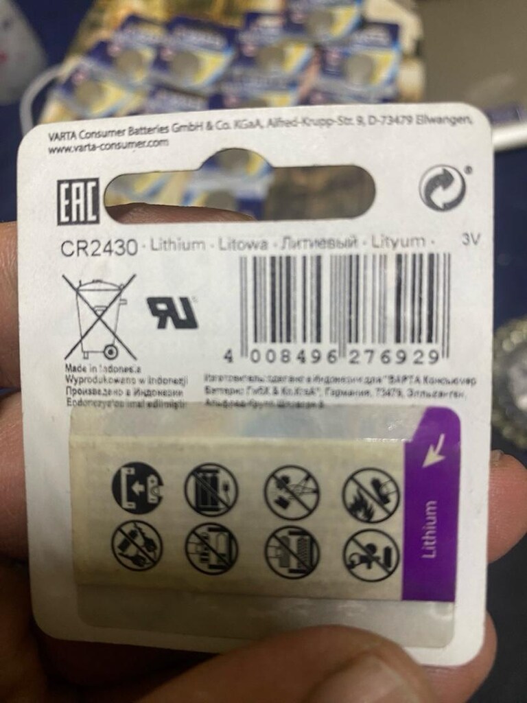 VARTA 2430 DÜĞME PIL - 4