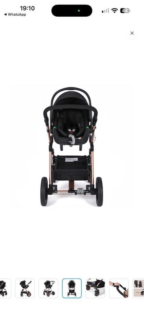 E bebek baby plus canyon travel sistem bebek arabası - 5