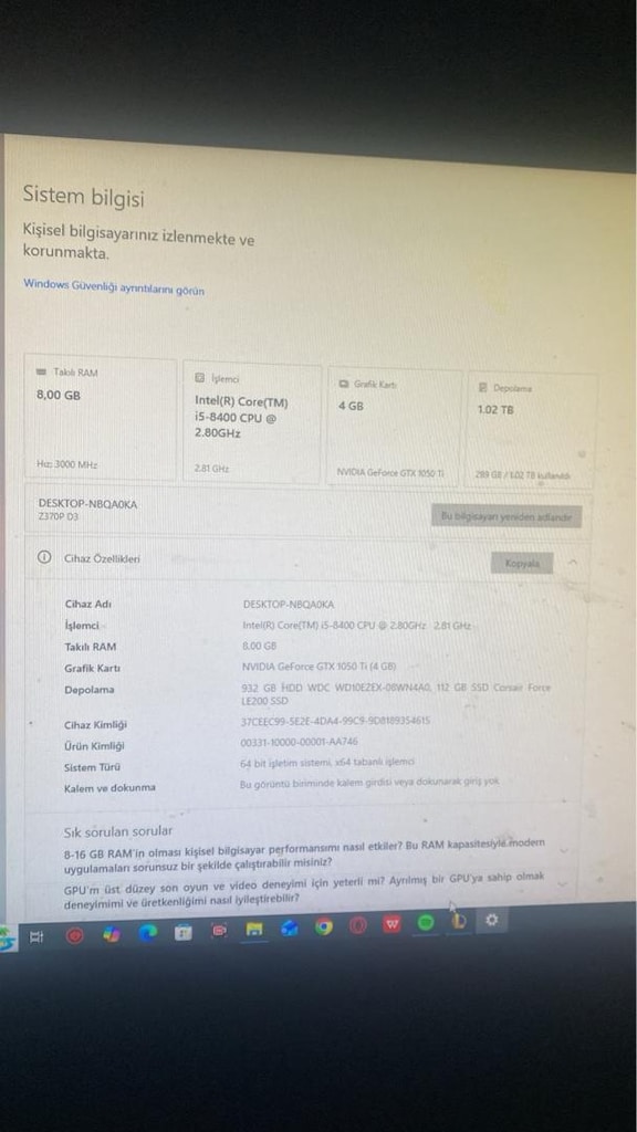 temiz gaming kasa ve monitör - 7