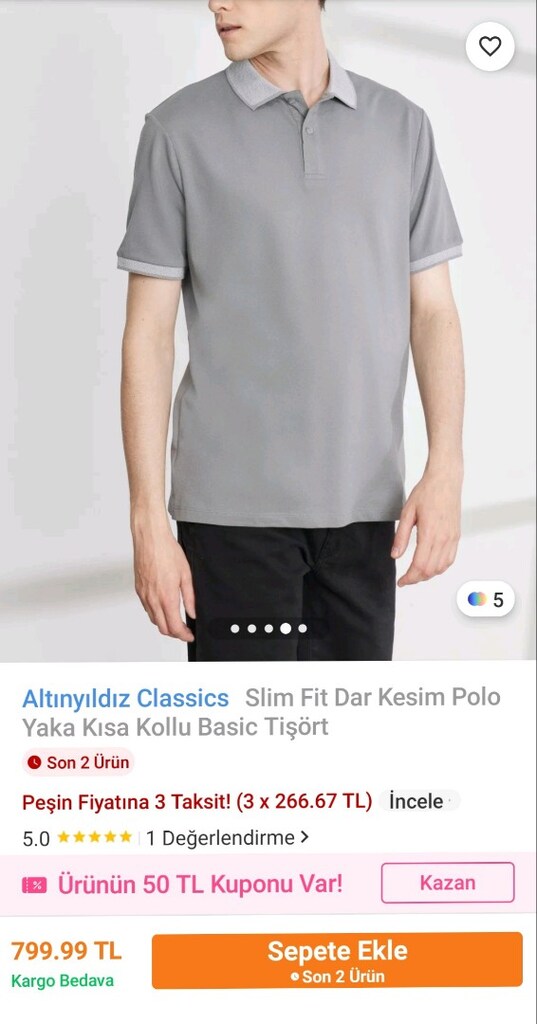 ALTINYILDIZ CLASSİCS POLO YAKA T-SHİRT - 3