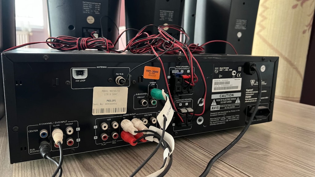 PHILIPS FR 740 SURROUND SES SİSTEMİ + DVD + 4 ADET HOPARLÖR - 13