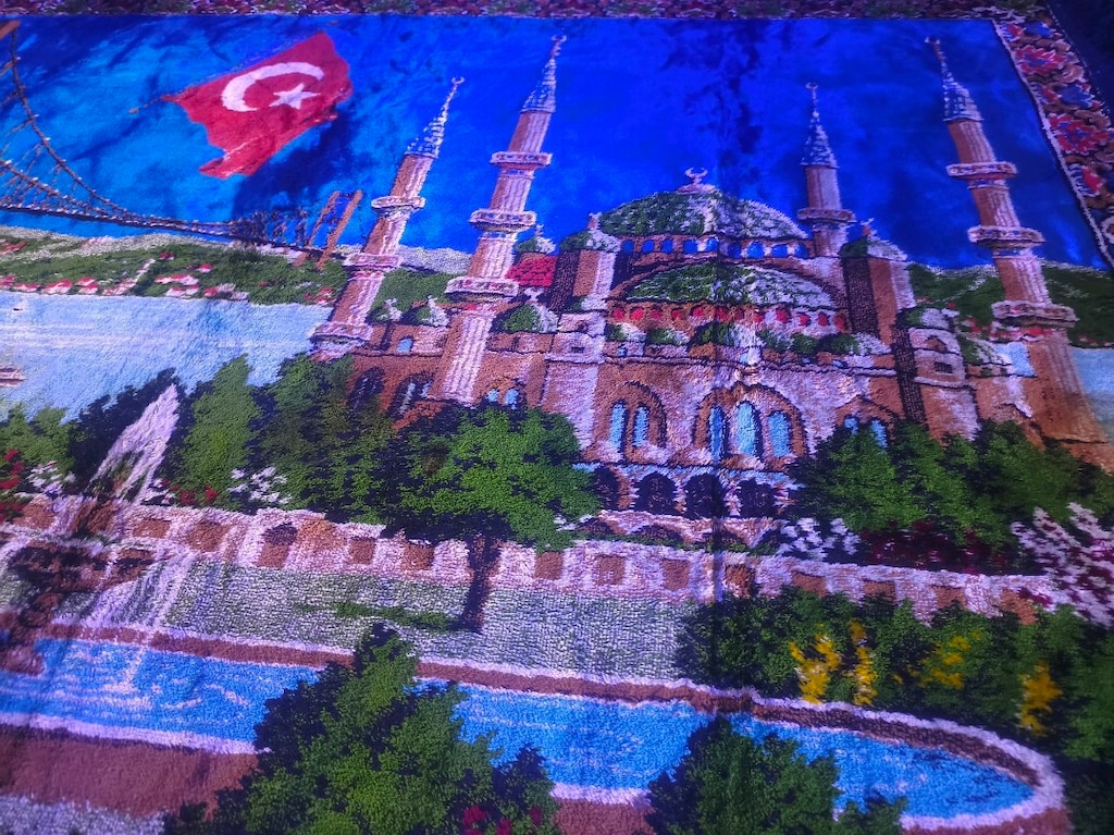 İstanbul Manzaralı Duvar Halısı - 3