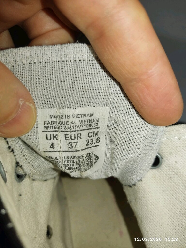 37 Numara Yüksek Tabanlı Converse - 9