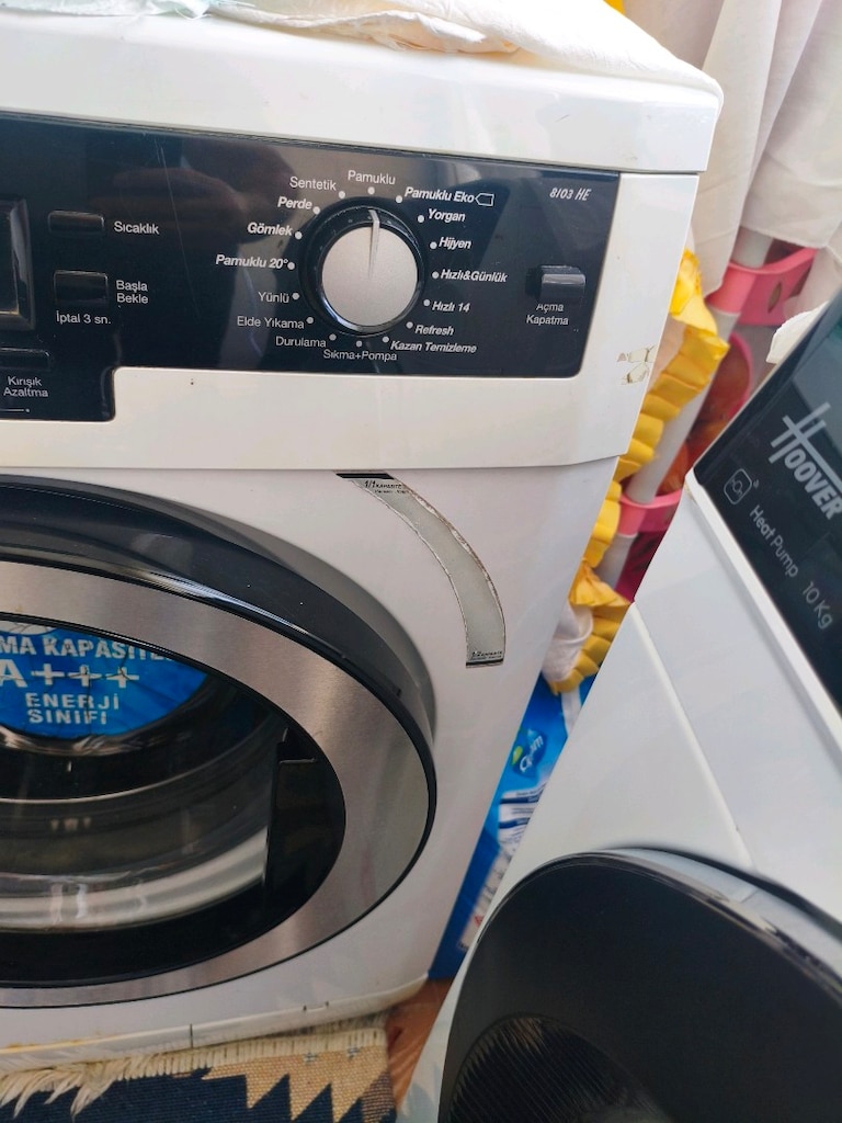 2.el sıkıntısız çalışan Arçelik 8 kg çamaşır makinesi a+++ - 2