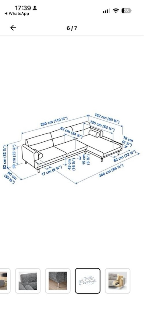Ikea L Koltuk Langaryd - 11