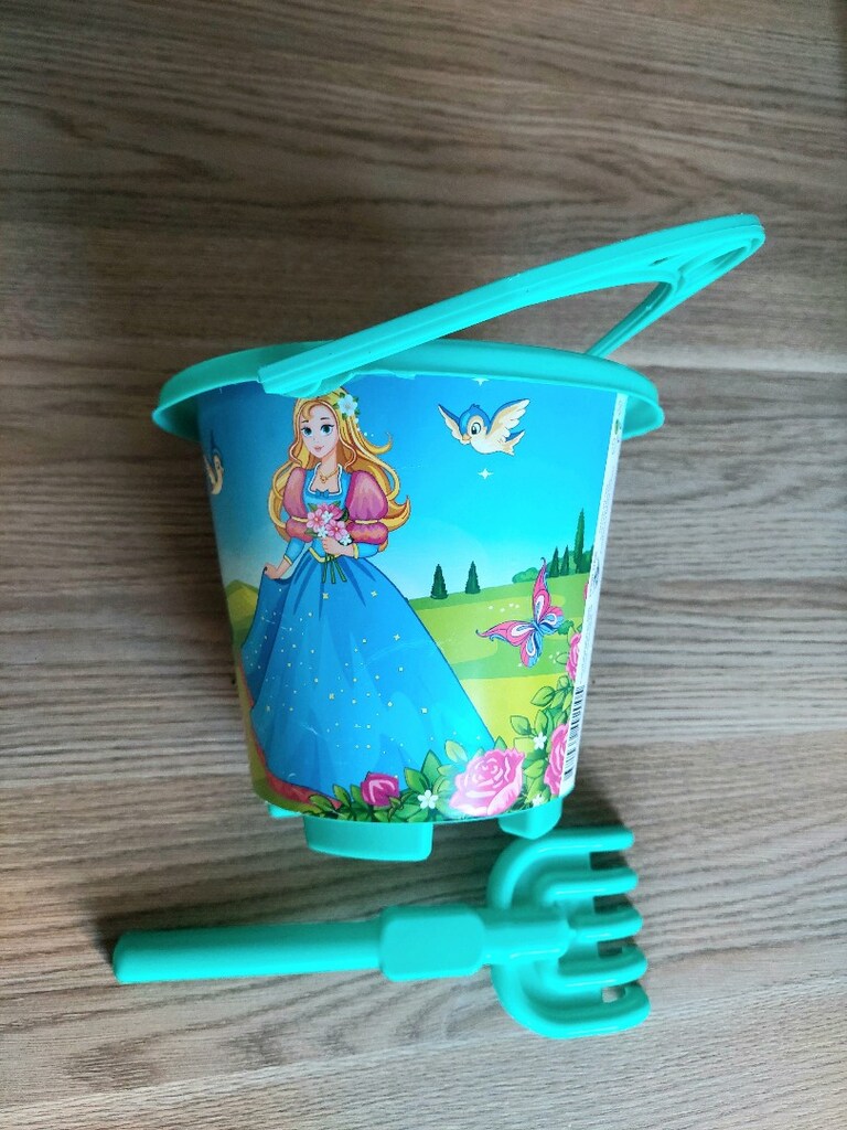 Büyük boy Prenses Figürlü Plaj Kova Set - 2