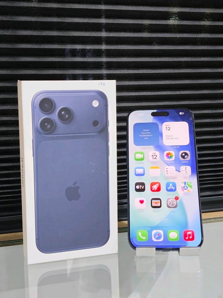 19 AY GARANTİLİ İPHONE 17 PRO 256 GB MAVİ - 2