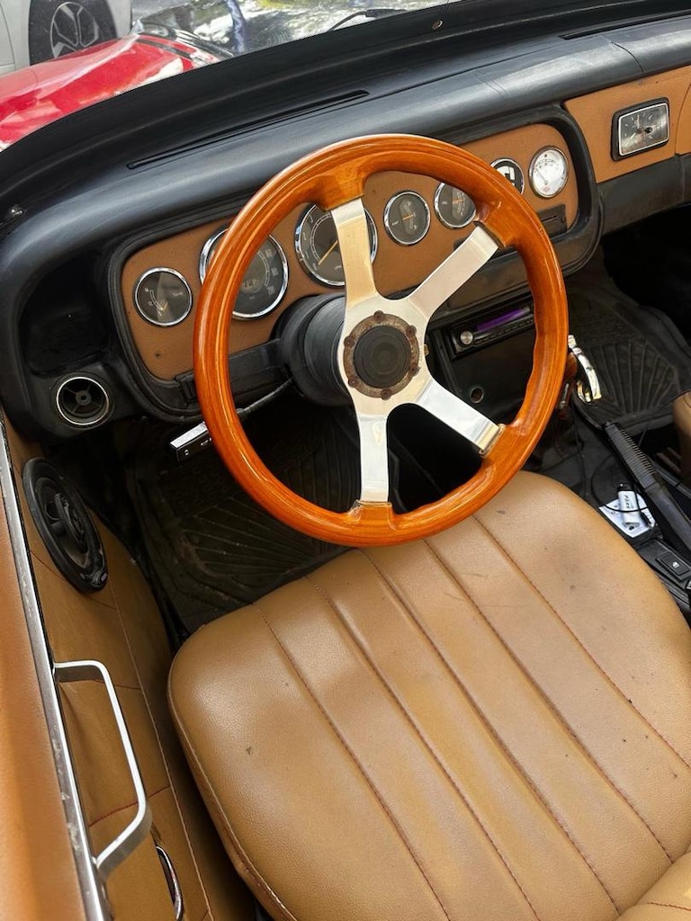 Kırmızı Cabriolet Araba - 13