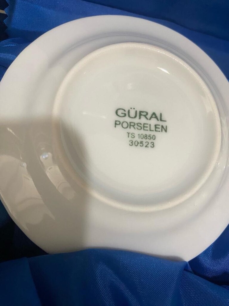 Güral porselen Türk kahve takımı - 3