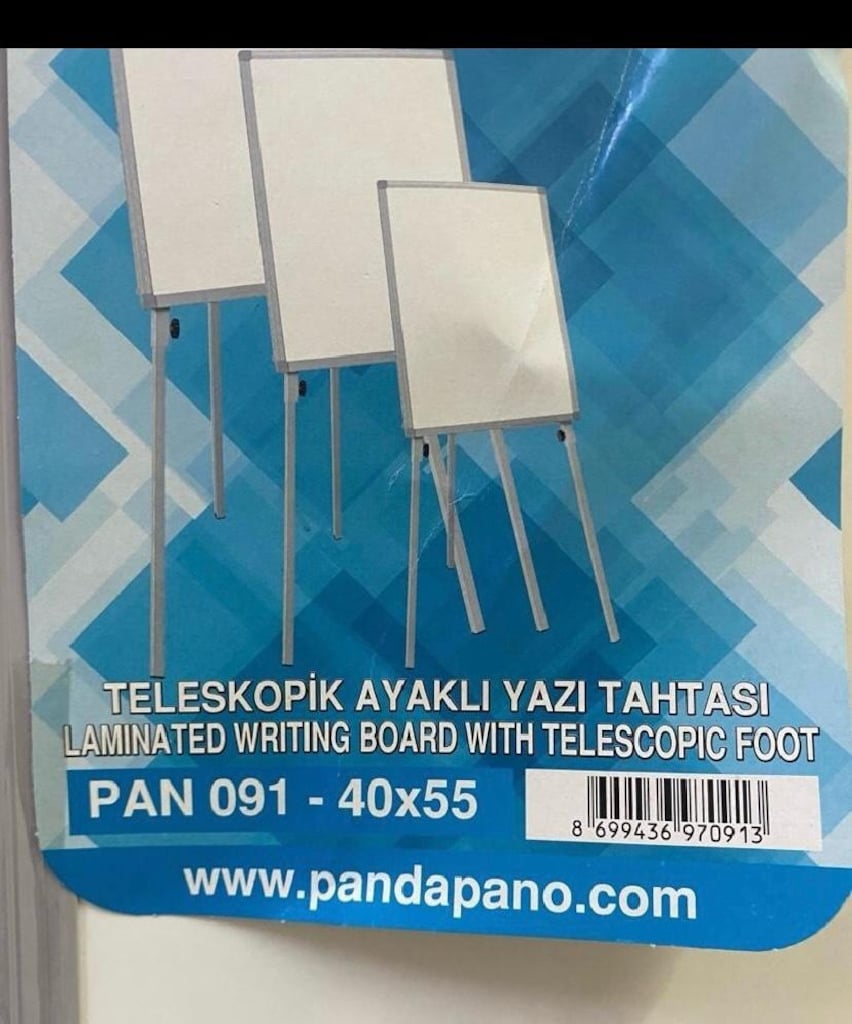 YAZI TAHTASI AYAKLI 40x55 - 2