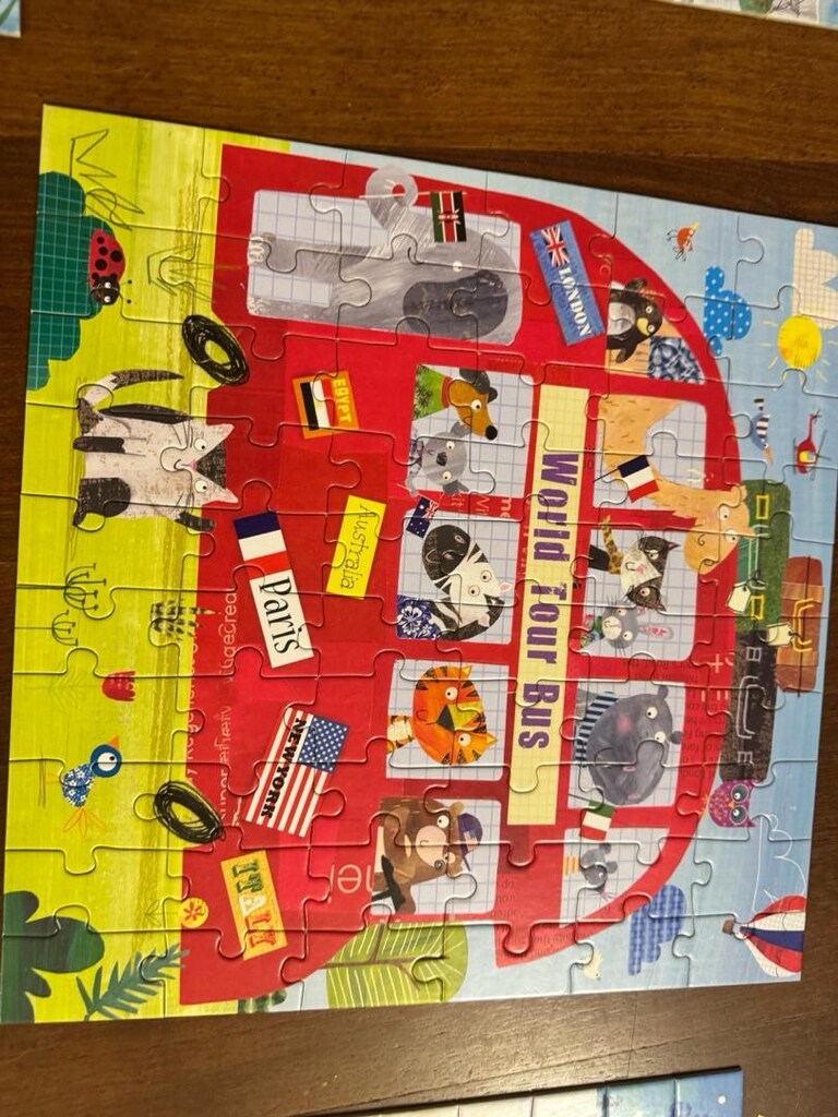 world tour bus- puzzle 10 adet - 11