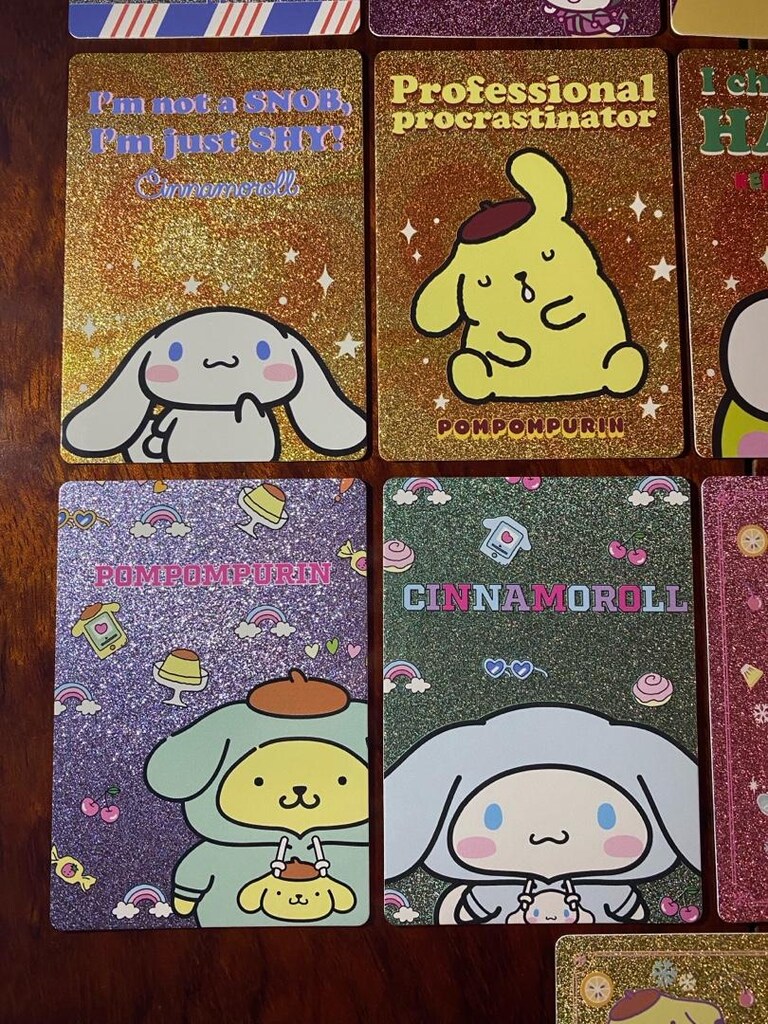 Hello Kitty and Friends Glitter Kartlar - 4