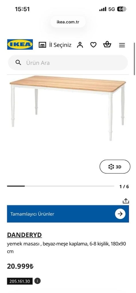İKEA yemek masası - 5