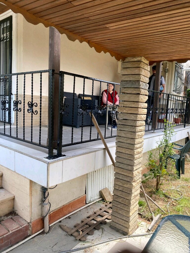ferforje metal demir dograma korkuluk - 14